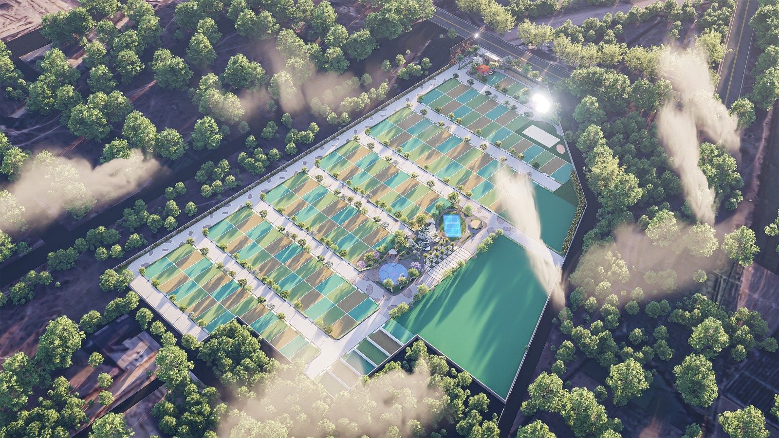 JDS Greens aerial view